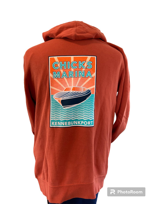 Chicks Marina Men's Pigment Hood Sweatshirt