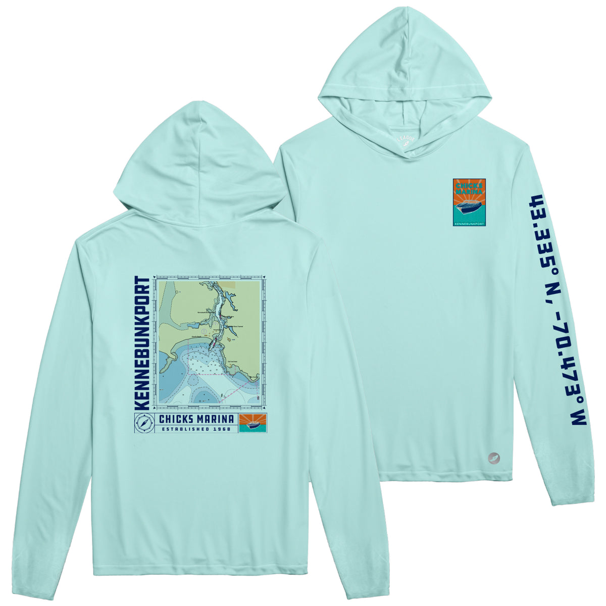 Sundial UV Hooded Long-Sleeve Tee – UPF 50 REPREVE® Recycled Pullover