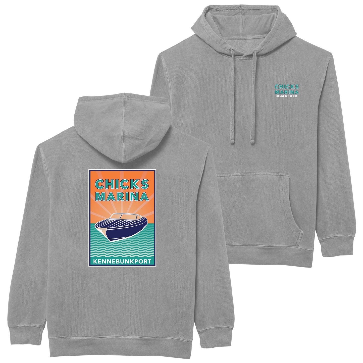 WASHED HOODED SWEATSHIRT