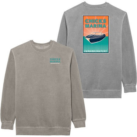 WASHED CREW SWEATSHIRT