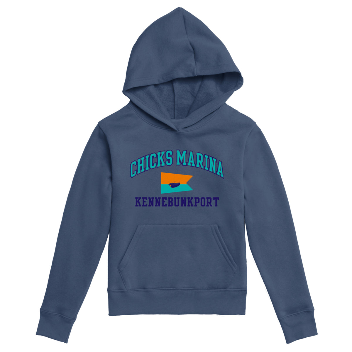 Youth Essential Fleece Hoodie – Cotton Poly Blend with Kangaroo Pocket