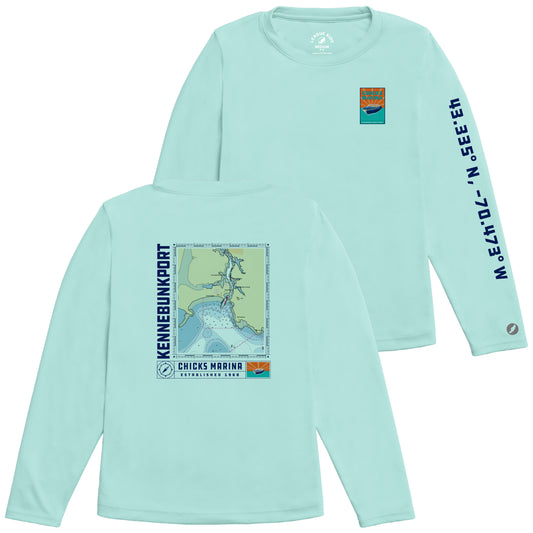 Kids' Sundial UV Long-Sleeve Crew Tee – UPF 50 REPREVE® Recycled