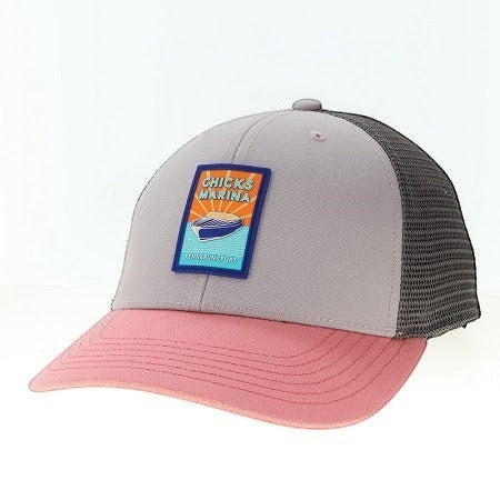 Youth Mid-Pro Snapback Trucker Hat – Cotton Canvas & Mesh with Silicone Patch Logo
