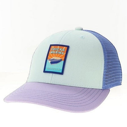 Youth Mid-Pro Snapback Trucker Hat – Cotton Canvas & Mesh with Silicone Patch Logo