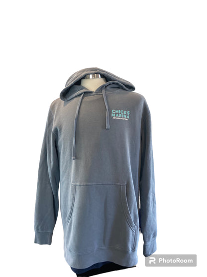 Chicks Marina Men's Pigment Hood Sweatshirt