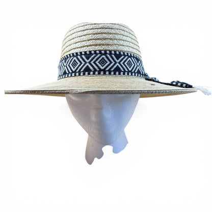 Women's Florentino Paper Braid Safari Hat – 3¾" Brim with Guatemalan Band