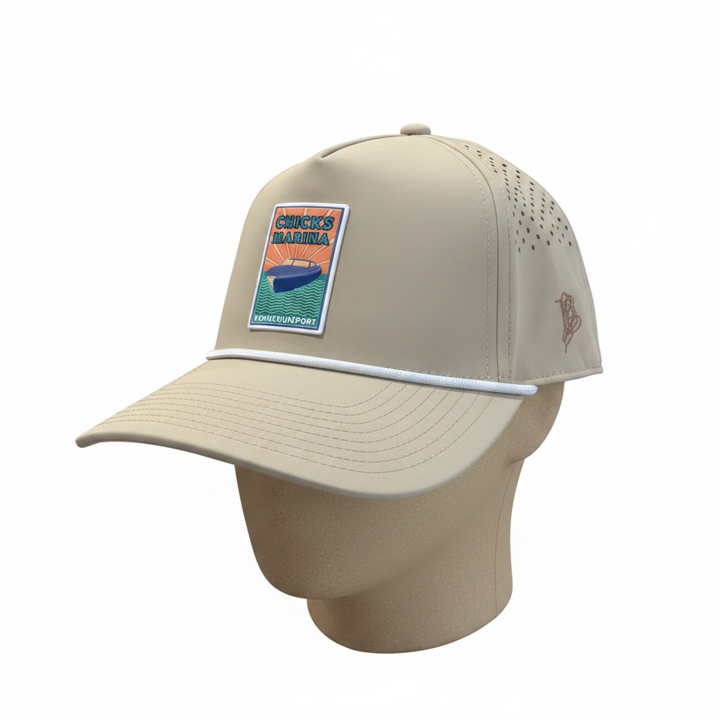 Chicks Marina 545 Rope Hat – UPF 50+ Water-Repellent with Moisture-Wicking Sweatband