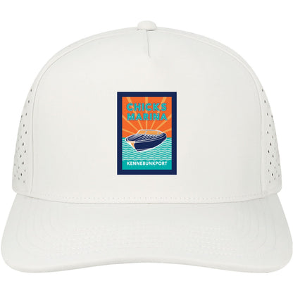 Cut Above 5-Panel Snapback Hat with Silicone Logo Patch