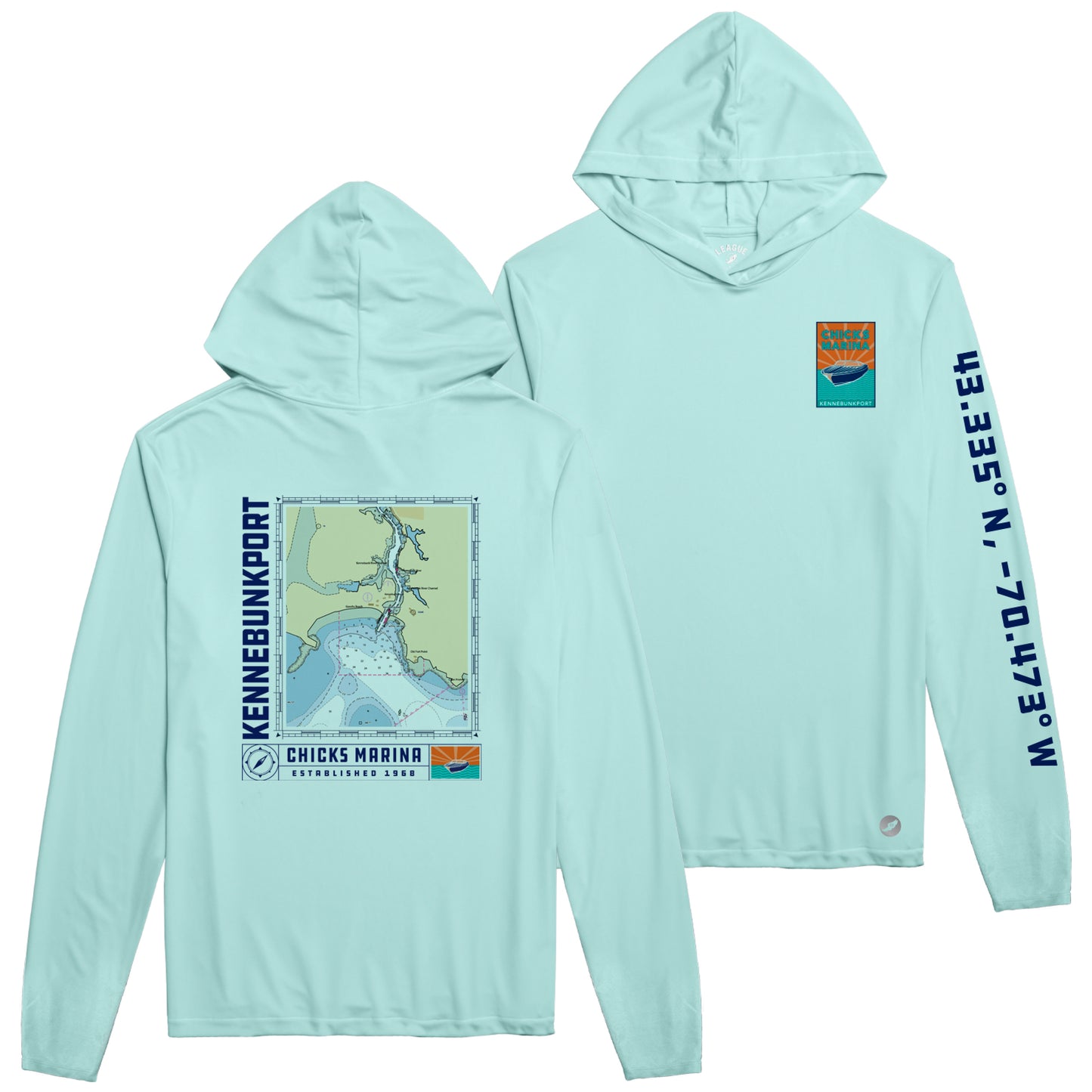 Sundial UV Hooded Long-Sleeve Tee – UPF 50 REPREVE® Recycled Pullover