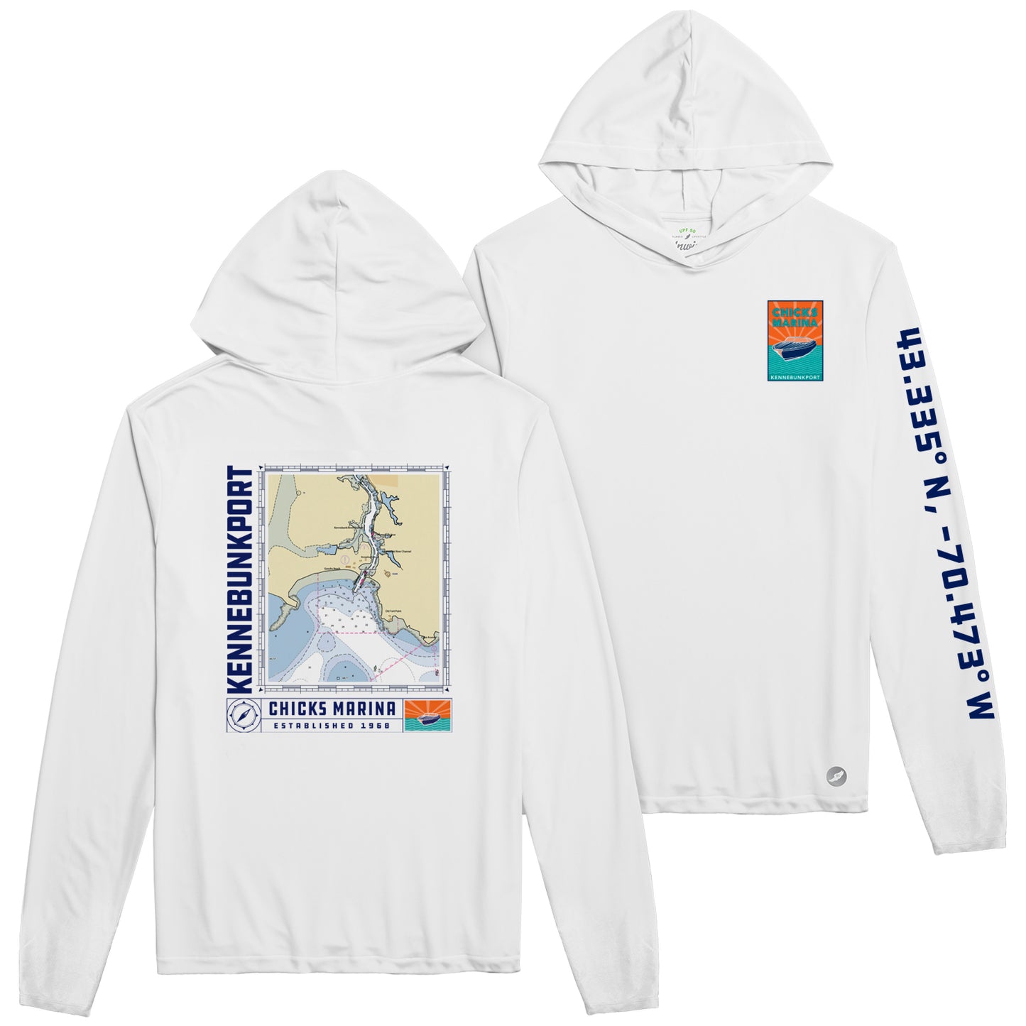 Sundial UV Hooded Long-Sleeve Tee – UPF 50 REPREVE® Recycled Pullover